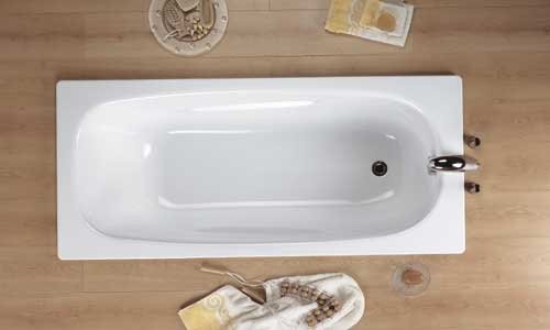 BLB UNIVERSAL ANATOMICA Стальная ванна 170*75 белая, без отверстий для ручек в Краснодаре