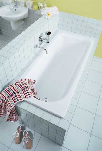 Стальная ванна Kaldewei SANIFORM PLUS Mod.375-1, размер 1800*800*410, Easy clean, alpine white, без ножек в Краснодаре