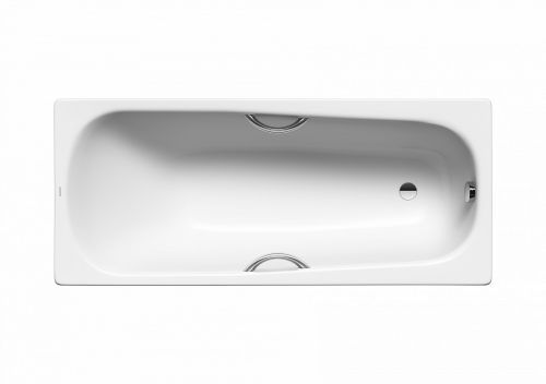 Стальная ванна Kaldewei SANIFORM PLUS STAR Mod. 333, 1600*750*410, alpine white, без ножек, с отверстиями для ручек в Краснодаре