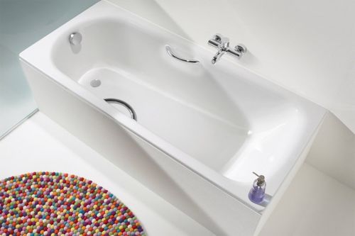 Kaldewei Eurowa Verp. Стальная ванна 170*70*39, alpine white, без ножек, с отверстиями для ручек в Краснодаре