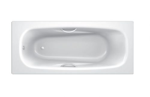 Ванна стальная BLB UNIVERSAL ANATOMICA 150*75, белая, с отверстиями для ручек в Краснодаре